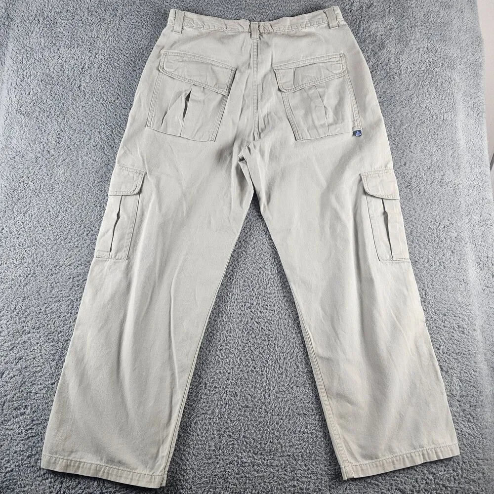 Levis Cargo Pants Mens 35x30* Khaki Silvertabs Vintage Y2K Baggy Chino Skater